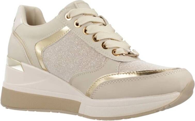 XTI Stijlvolle Sneakers voor Moderne Vrouwen Beige Dames