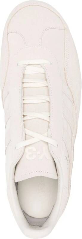 Y-3 Off-White Gazelle Suede Sneakers Beige Heren