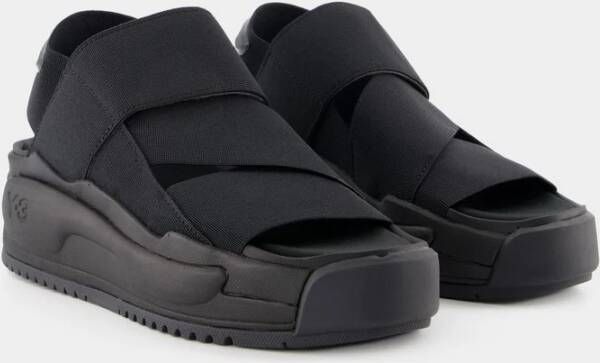 Y-3 Flat Sandals Zwart Dames