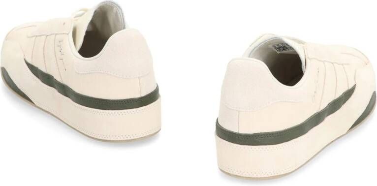 Y-3 Gazzelle Suede Sneakers Cream White