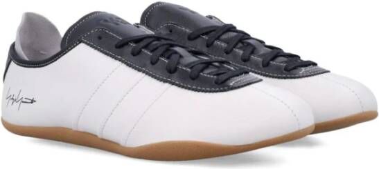 Y-3 Grijze Leren Sneakers Tokyo Stijl