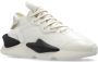 Y-3 Lage Sneakers van Glad Leer en Neopreen White - Thumbnail 4