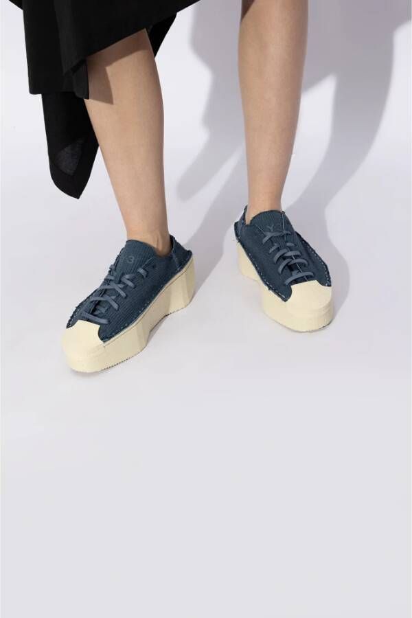 Y-3 Kyasu Lo platform sneakers Blue Dames