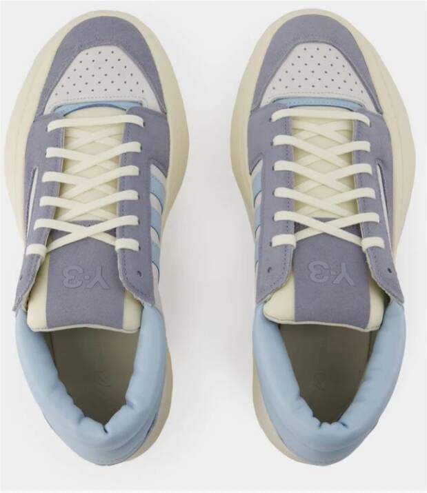 Y-3 Leren Lage Sneakers