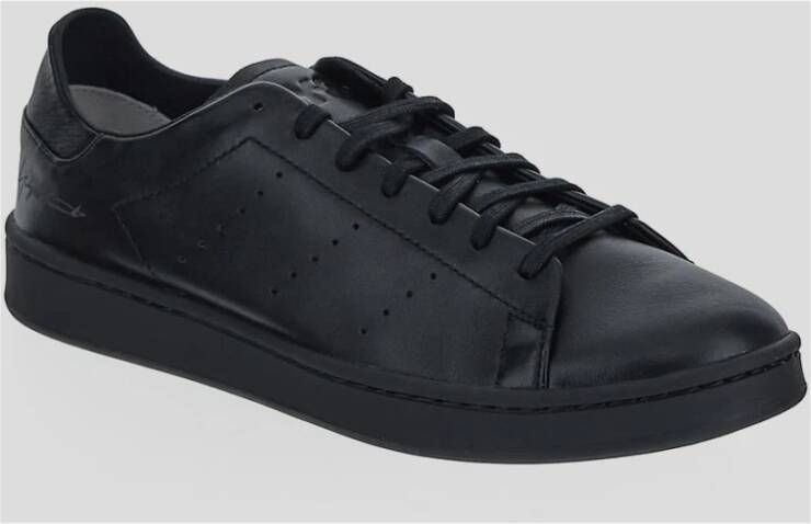 Y-3 Leren Stan Smith Sneaker Black Heren