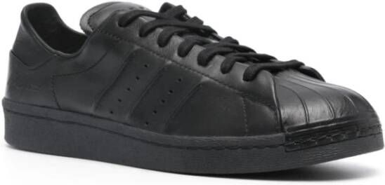 Y-3 Leren Superstar Sneakers Black Heren