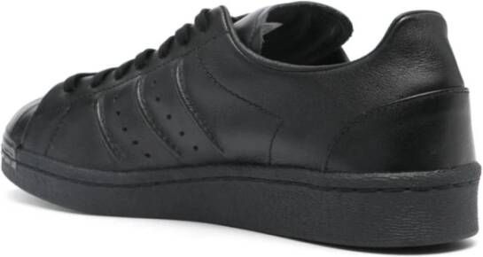Y-3 Leren Superstar Sneakers Black Heren