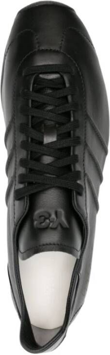 Y-3 Luxe Leren Sneakers met Modern Design Black Heren