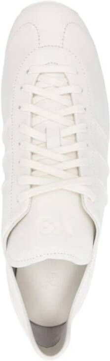 Y-3 Luxe Leren Sneakers met Modern Design White Heren