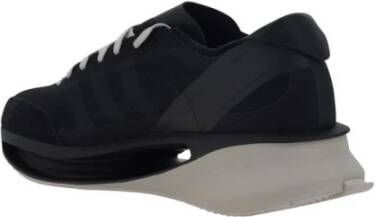 Y-3 Mesh Platform Lace-Up Sneakers Black Heren