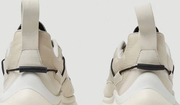 Y-3 Mesh Sneakers met Logo Detail Gray Heren