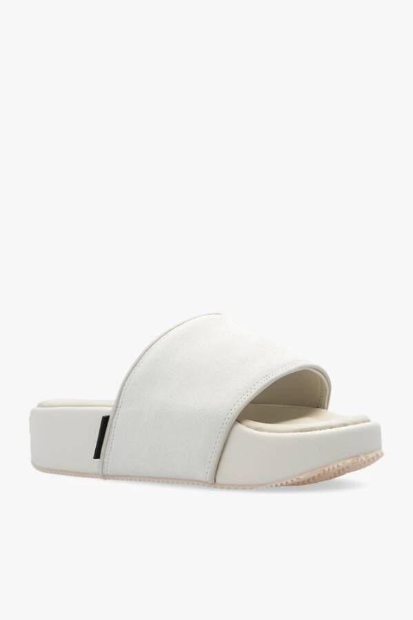 Y-3 Platform slides Wit Dames