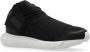 Y-3 Zwarte Leren Qasa Sneakers Black - Thumbnail 8