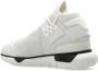 Y-3 Zwarte Leren Qasa Sneakers White - Thumbnail 4