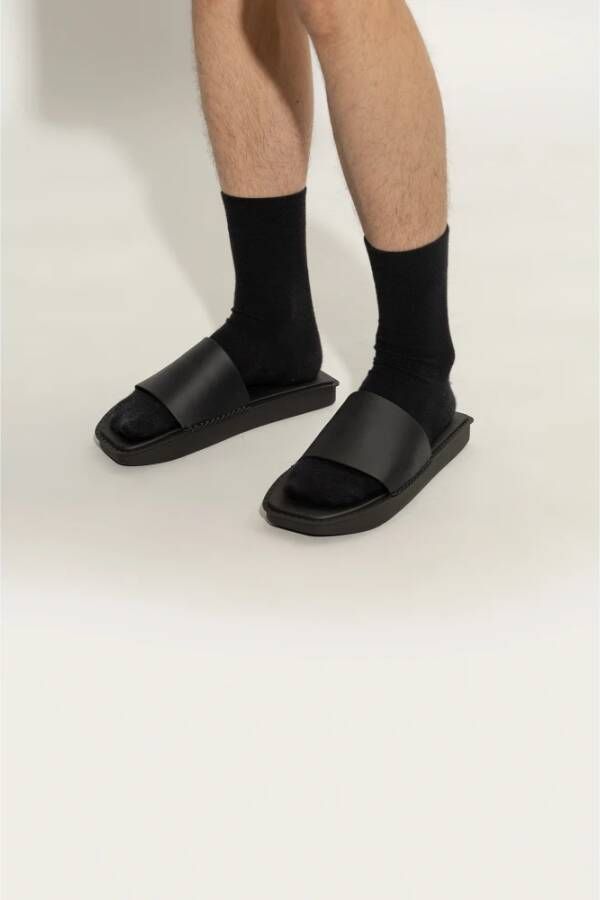 Y-3 Rubberen slippers Zwart Heren