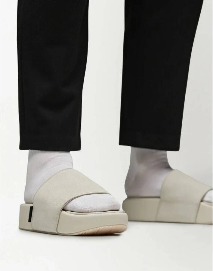 Y-3 Orbit Grey Slide Sandalen Grijs Dames