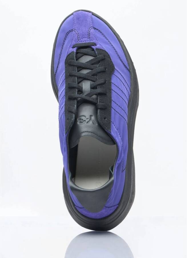 Y-3 Shell Weave Sneakers met leren panelen
