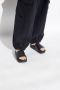 Y-3 Verhoog je zomerse stijl met leren Flatform Slides Zwart - Thumbnail 3