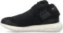 Y-3 Zwarte Leren Qasa Sneakers Black - Thumbnail 12