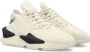 Y-3 Lage sneakers van glad leer en neopreen Beige - Thumbnail 8