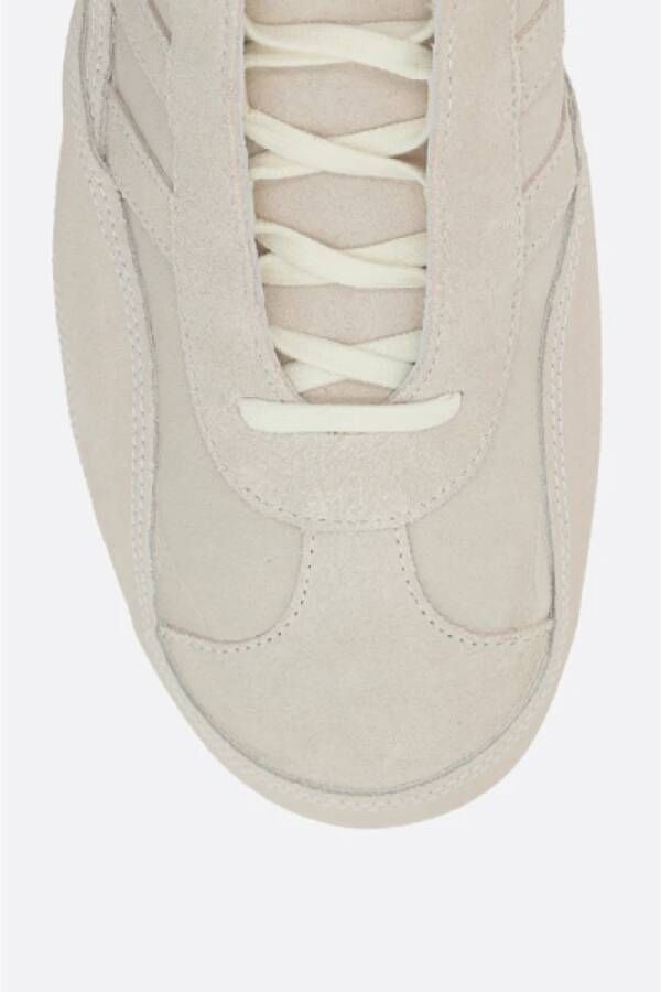 Y-3 Witte Leren Sneakers White Heren