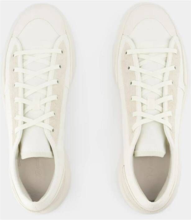 Y-3 Ajatu Court Low Sneakers Off-White Leer Wit Unisex