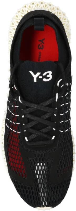 Y-3 Zwarte 4D Halo Sneakers Zwart Dames