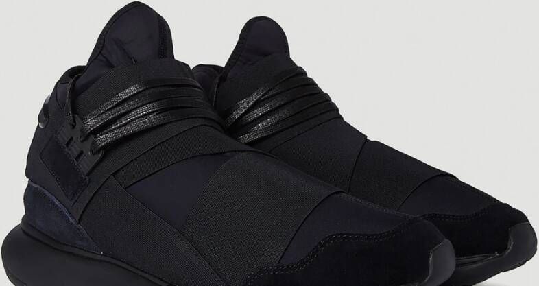 Y-3 Qasa Sneakers Technische Blend Stof Zwart Heren