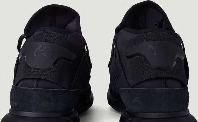 Y-3 Qasa Sneakers Technische Blend Stof Zwart Heren