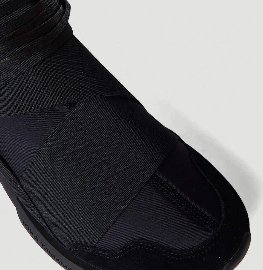 Y-3 Qasa Sneakers Technische Blend Stof Zwart Heren