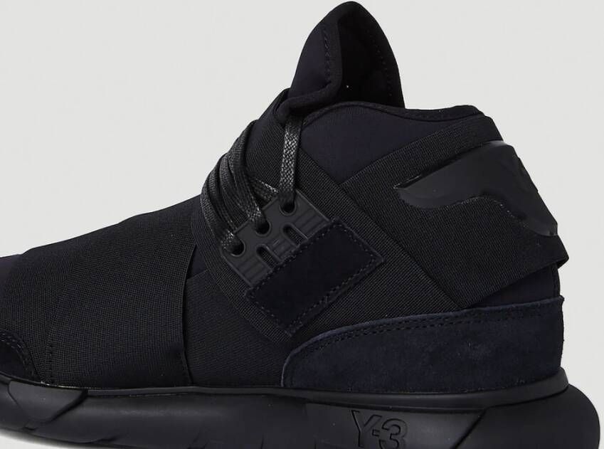 Y-3 Qasa Sneakers Technische Blend Stof Zwart Heren
