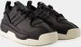 Y-3 Rivalry Leren Sneakers Zwart Wit Black Heren - Thumbnail 7