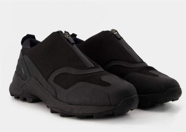 Y-3 Zwarte Stoffen Lage Sneakers Zwart Unisex
