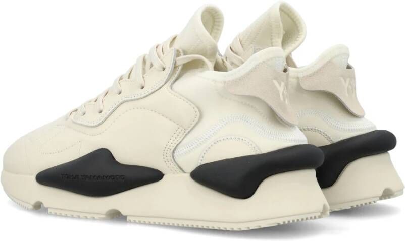 Y-3 Wit Leren Kaiwa Sneakers White Dames