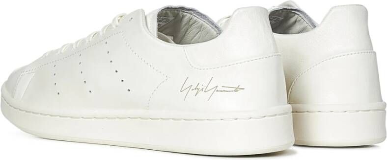 Y-3 Witte Leren Sneakers Stijlvol Comfort White Heren