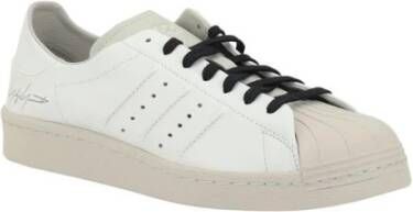 Y-3 Witte Leren Sneakers White Heren