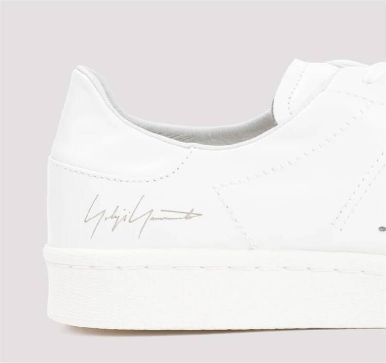Y-3 Witte Leren Superstar Sneakers White Heren