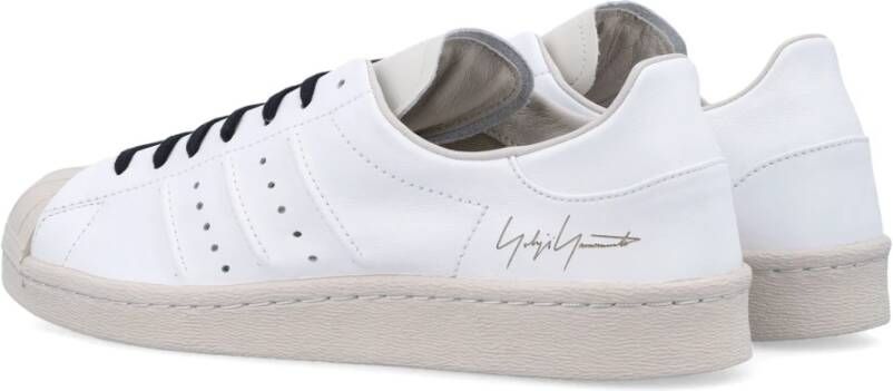 Y-3 Witte Sneakers met Rubberen Neus