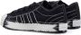 Y-3 Zwarte Canvas Sneakers met Handgeschilderde Middenzool - Thumbnail 2