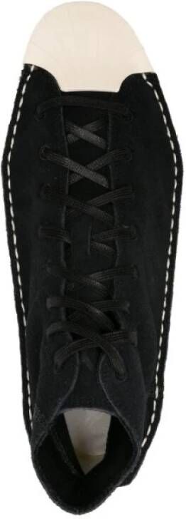 Y-3 Zwarte Hoge Sneakers van Suède Black Heren