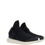 Y-3 Zwarte Leren Qasa Sneakers Black - Thumbnail 3