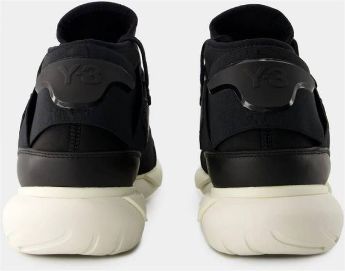 Y-3 Lage Qasa Sneakers met Stretch Mesh Black - Foto 9