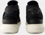 Y-3 Zwarte Leren Qasa Sneakers Black - Thumbnail 9