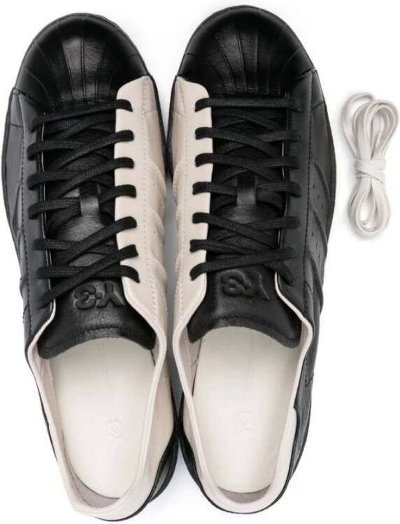 Y-3 Zwarte Sneakers Aw24 Superstar Stijl Black Heren