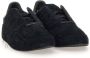 Y-3 Zwarte Suède Sneaker met Logo Detail Black - Thumbnail 12