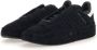Y-3 Zwarte Suède Sneaker met Logo Detail Zwart - Thumbnail 14