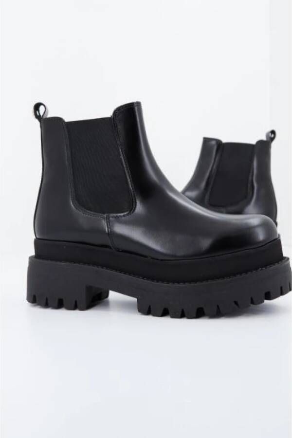 Yellow Elastische Chelsea Boots