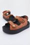 Yellow Gewatteerde Platte Sandalen - Thumbnail 2