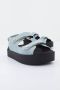 Yellow Gewatteerde Platte Sandalen - Thumbnail 2