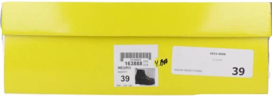 Yellow Platformlaarzen in zwart